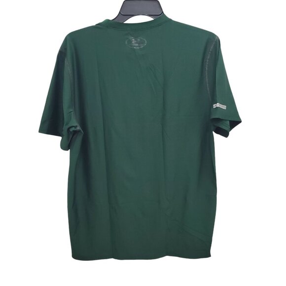 Under Armour UnderArmour Heat Gear Men's Dark Green Fitted‎ Athletic Top Size L - Picture 9 of 9